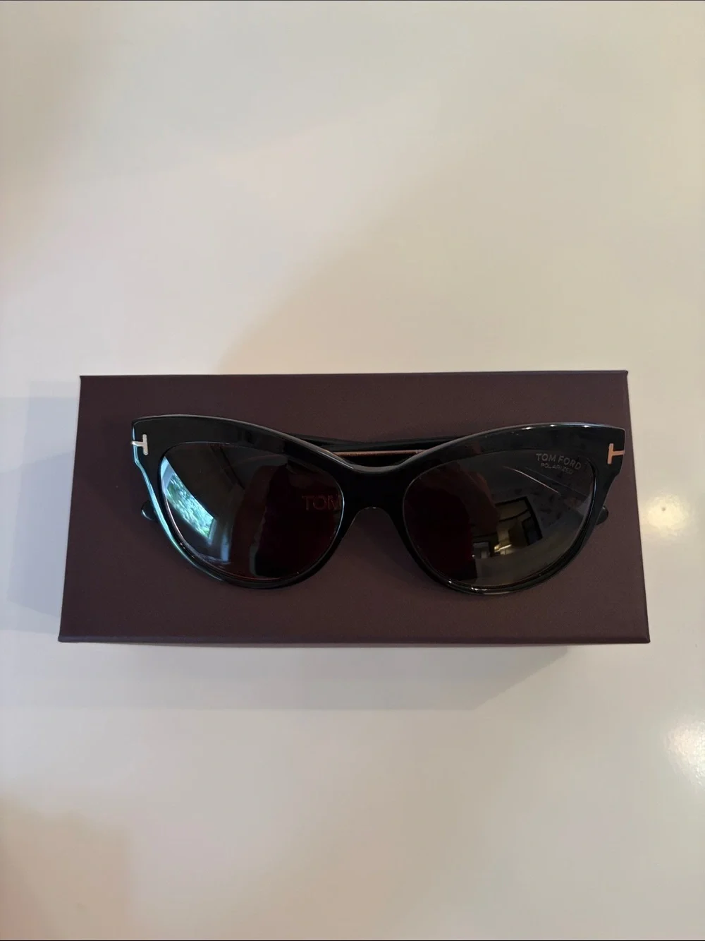 Tom Ford Black Lily 56mm Cat-Eye Sunglasses TF430